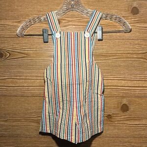 Vintage Jack Tar Shorts Overalls- multi striped
